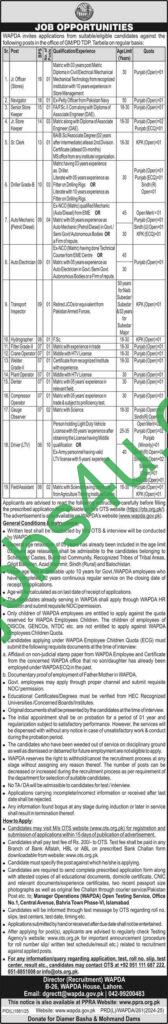 Water and Power Development Authority Jobs 2025 Explore new Career opportunities Application